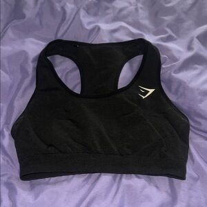 Gymshark Black Racerback Sports Bra